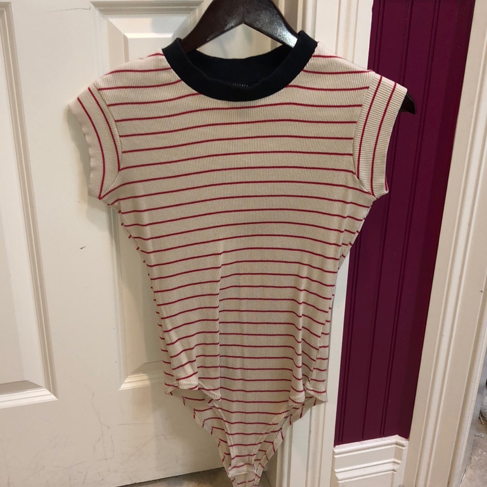 Striped bodysuit